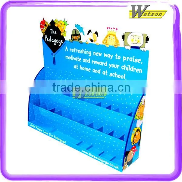 Eco-friendly Paper Corrugated Counter Display Stand For Edging photo-2