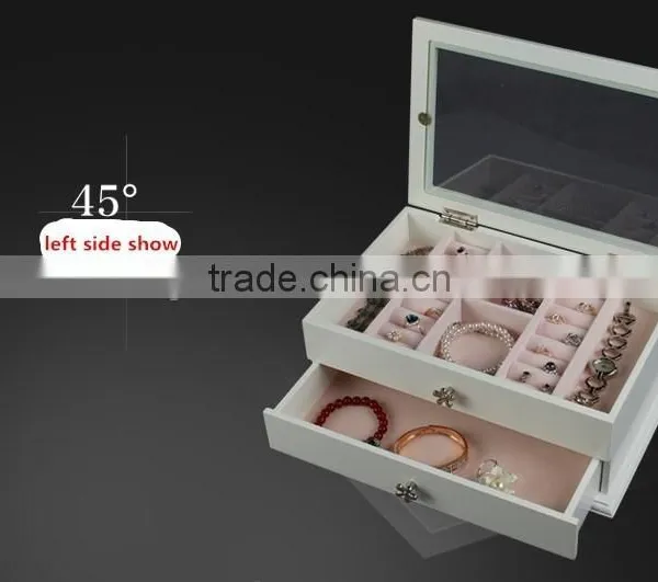 High Quality Accessories Gift Saving Wooden Box With Pull Grid Varning Custom Logo photo-6