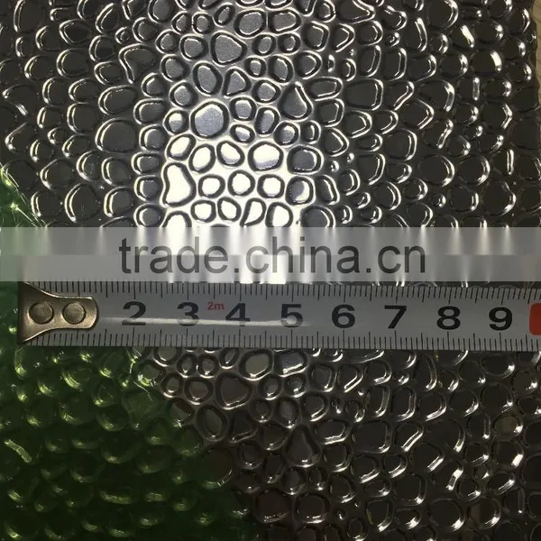 0.2mm Gauge Aluminum Hammered Reflective Mirror Sheet photo-2