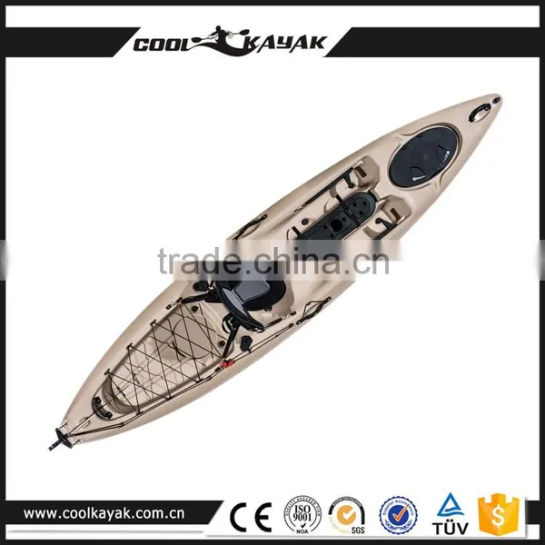 No Inflatable Fishing Pedal Ocean Kayak Made in China Cheap Plastic Wholesale Kayak photo-2