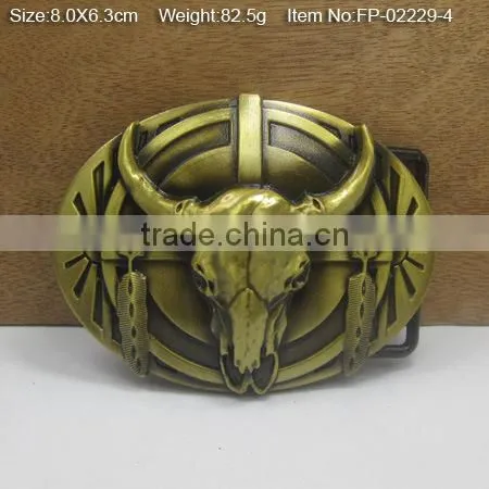 30mm Western Plate Buckle for Belt ZINC ALLOY Knife Belt Buckle Manufacturer photo-2