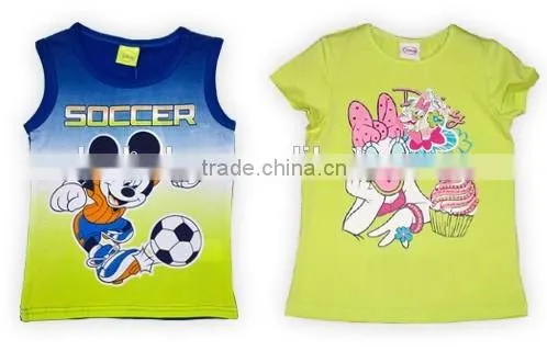 Latest Mickey Embroider Design Cotton Baby Wears Baby Fashion