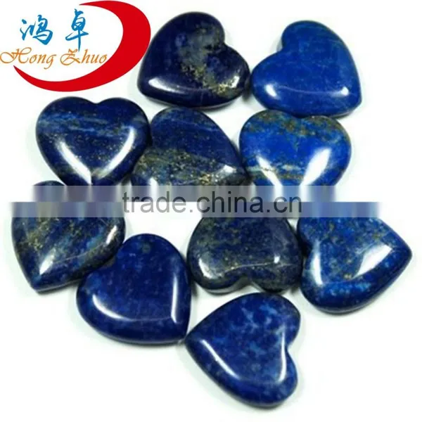 Natural Lapis Lazuli Heart Gemstone Beads Wholesale photo-4