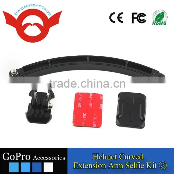 The Arm With Mount for Helmet, With 3M Sticker & Screws. For GoPro Hero3+/3/2/1 photo-2