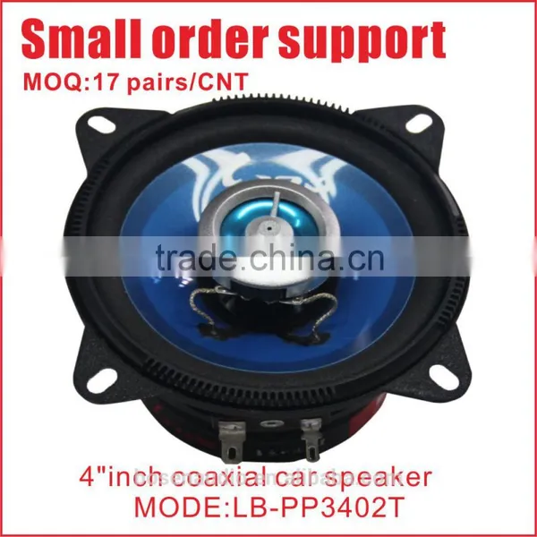 Small Order Area Perfect Music Nice Sound 4inch Coaxial Car Speaker