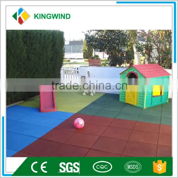 Made in China Crossfit Rubber Floor Mat Recycled Rubber Tire Tiles, Rubber Commercial Gym Flooring photo-6