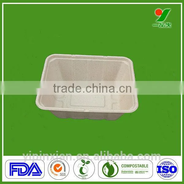 100% Sugar Cane Fiber Biodegradable Food Packaging Containers photo-3
