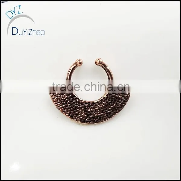 Hot Sale Septum Clicker Fake Nose Hoop Rings photo-4