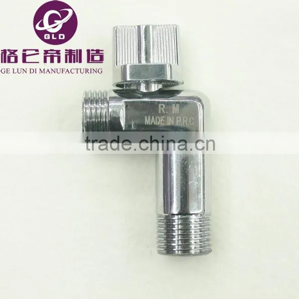 Brushed Nickle 304 Stainless Steel 1/2 Interface Triangle Angle Valve Stop Valve