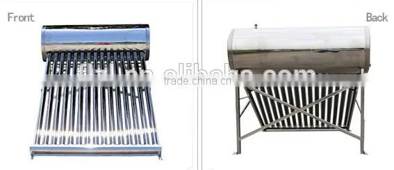 Solar Water Heater Heat Pipe Pressurized Solar Water Heater Elegant Appearance Solar Energy Water Heater Luxury Type And Econ Quality Choice photo-5