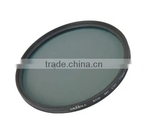 Green Coating and Water Proof Slim MRC CPL Filter photo-2