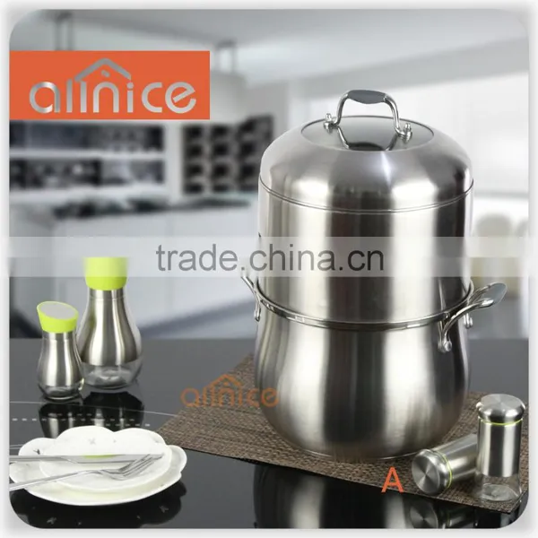 Multi-user-4 Layers Energy Efficiency Steamer Pot With Combined Lid Energy-saving photo-2