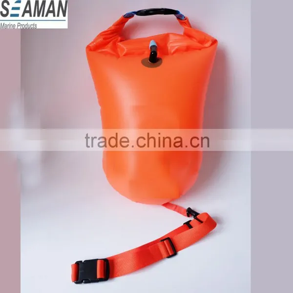 New Design Light and Visible Swimming Buoy With Cell Phone Clear Window Dry Bag photo-2