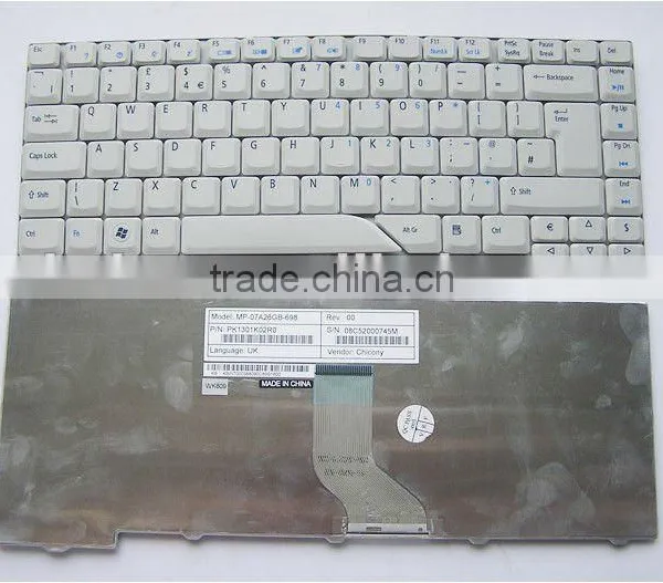 Laptop Parts Keyboards for AS4720 MP-07A26GB-698 White UK Layout