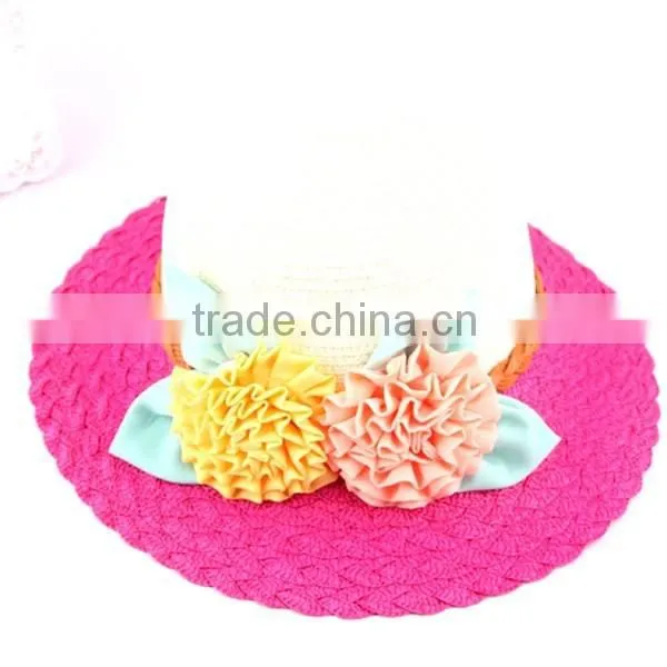 100% Madagascar Raffia Strawhats,handmade Knitted Hats Straw Hat for Women JH photo-5