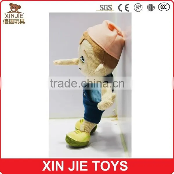 12inch Knitted Doll Custom Cute Knitted Fabric Doll Funny Boy Doll for Kids photo-2
