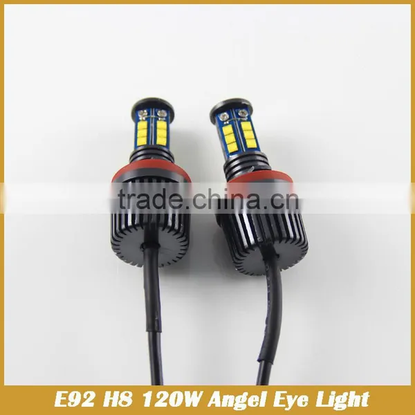 E92 H8 LED 120W Angel Eye Marker LED White for E87 E82 E92 E93 E90