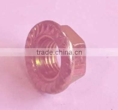 DIN6923 Flange Nuts,Yellow Zinc photo-2
