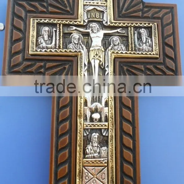Fashion New Gold Jesus Christ Cross Christian Jesus Christ Cross Catholic Crucifix