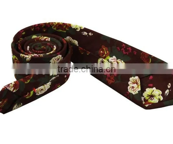 Fentone Floral Twill Necktie photo-3