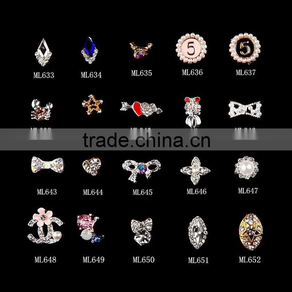 ML 613-ML 754 Nail Decoration Wholesale Nail Alloy Jewelry photo-2