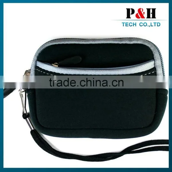 Shockproof Zipper Neoprene GPS Bag With Hand Strap photo-4