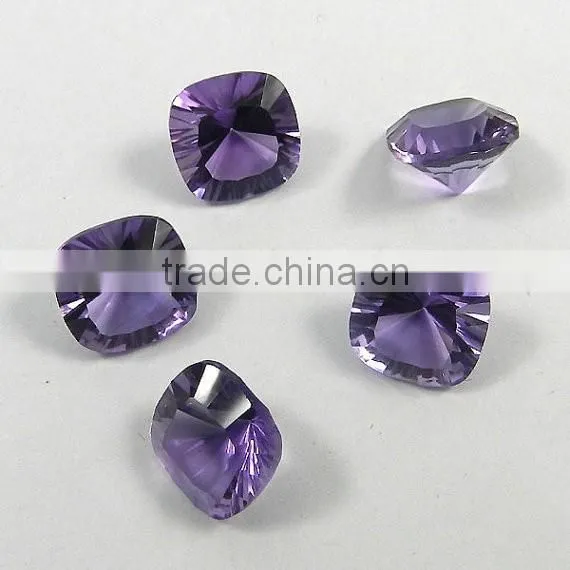High Quality Loose AAA Gemstone, Top Grade Gemstones Amethyst Quartz Loose Cushion Cut Gemstone photo-4