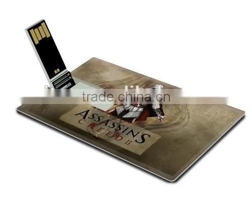 UDP Different Logo Christmas Card Usb Flash Disk With Real Capacity photo-4