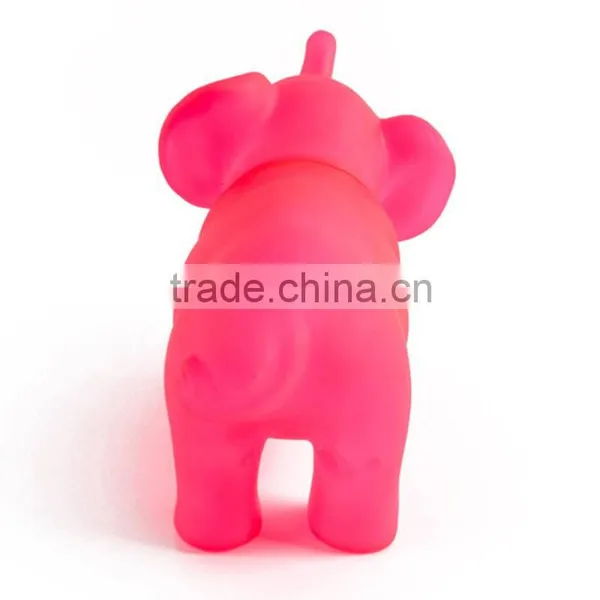 Most Hot Selling Vinyl Toy Elephant Rubber Toy for Baby photo-4