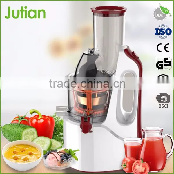 2016 Colorful Multifunctional Automatic Korea Wide Mouth Slow Auger Juicer