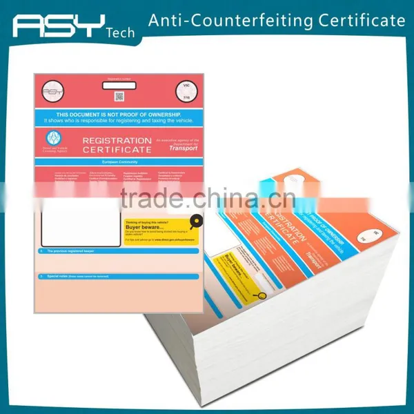 Watermark Paper Security Certificate photo-5