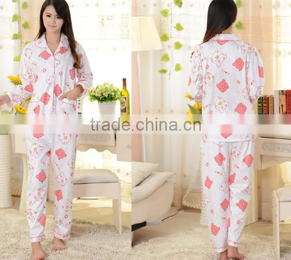 Couple Long Sleeve Printing Pajama Suit photo-3