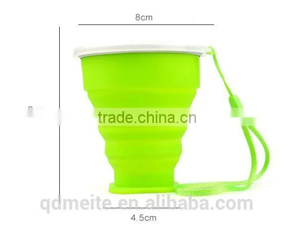 Silicone Rubber Folder Cup /drinking Silicone Folding Cup photo-6