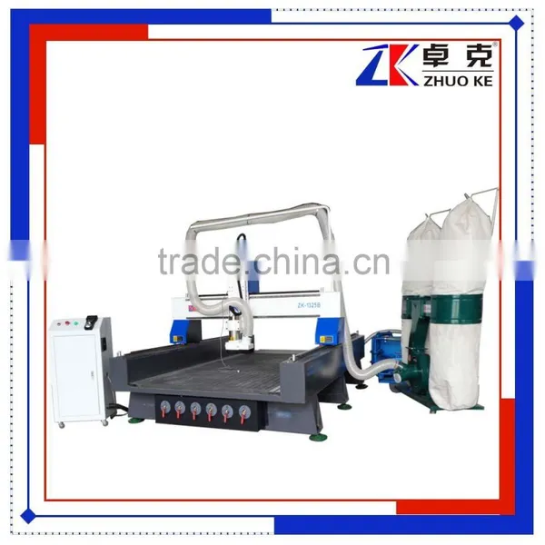 Stepper Motor CNC Engraving Machine For Wood 1325 Engraver ZKM-1325 With Dust Collector Vacuum Table photo-3
