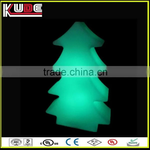 PE Plastic Waterproof Outdoor Color Changing Lighted Christmas Tree