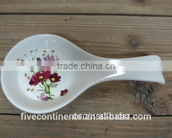 Hot Sale Ceramic Spoon Rest Spoon Holder