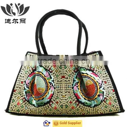 2016 Fashion Embroidery Woman Handbag Lady Handbag photo-2