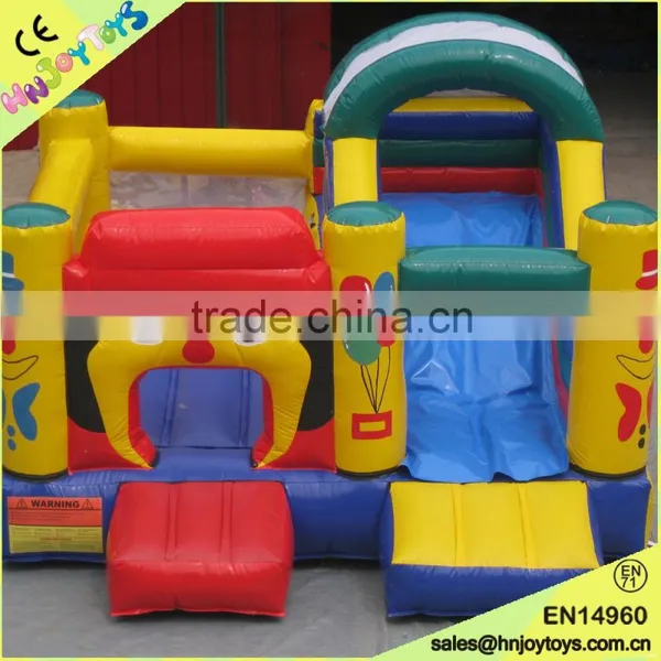 4X4X2.5M Dog Inflatable Bouncer Fun City Bouncing Castle With Slide