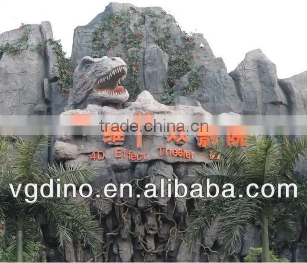 Fiberglass Dinosaur Dinosaur Gate-dinosaur 4D Cinema