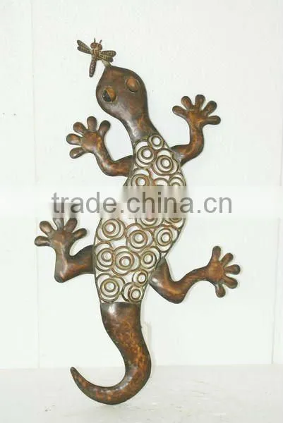 Decorative Gecko Metal Wall Decor