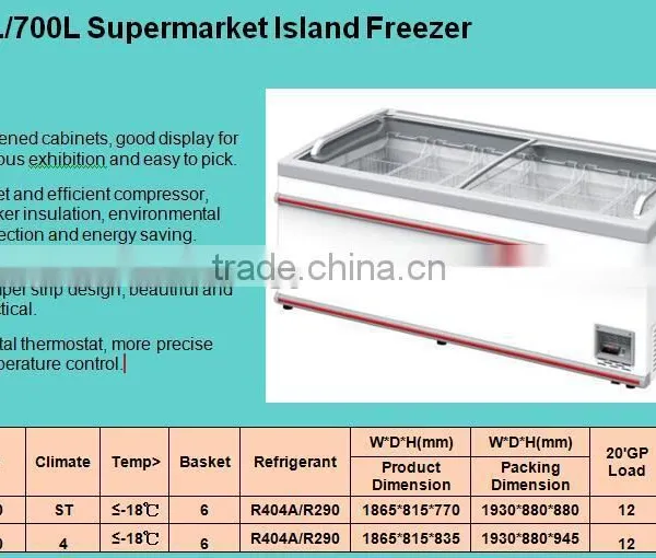 Supermarket Freezer Island Freezer photo-3