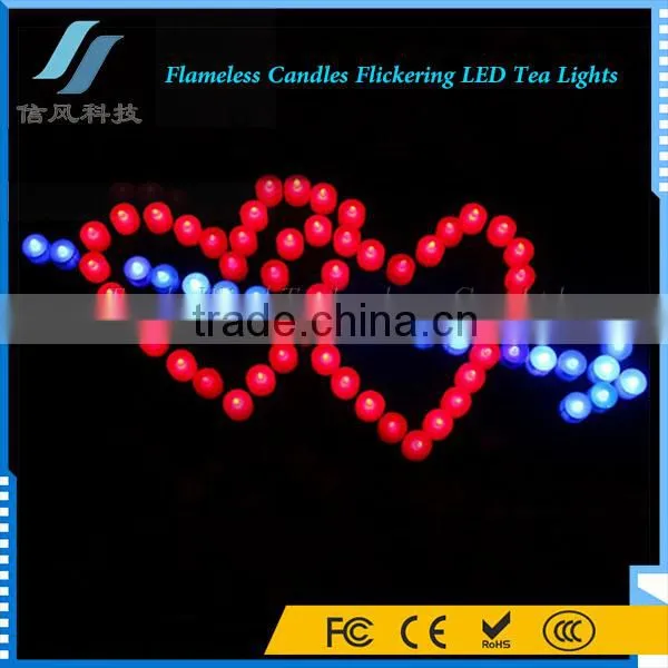 Wholesale Flameless Candles Flickering LED Tea Lights Blue photo-6