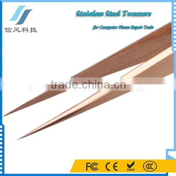 BST-16C Highly Precise Stainless Steel Tweezers for Computer Mobile Repair Tools photo-6