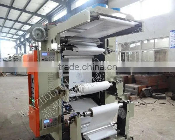 Plastic Film Bag Paper Bag 3 Color Flexo Printing Machine photo-2
