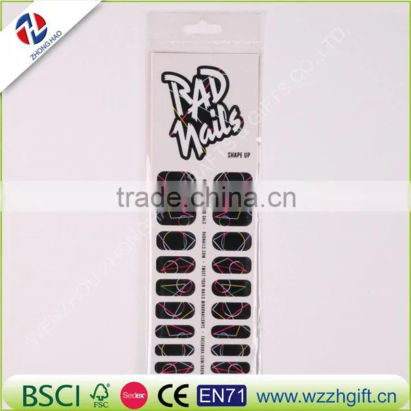 DIY Watermark Colorful Tip Nail Art Nail Sticker Nails Decal Manicure Water Transfer Stickers Decoration Nail Tools photo-2