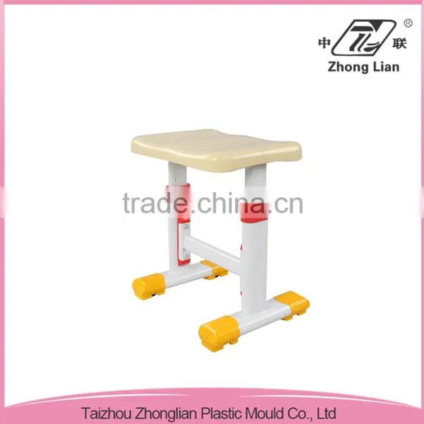 Hot Selling Adjustable Steel Leg Plastic Wholesale Child Stool photo-2