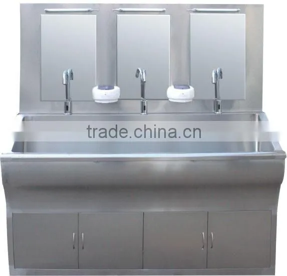 High Quality Stainless Steel Double Size Medical Washing Basin for Surgery Room photo-2