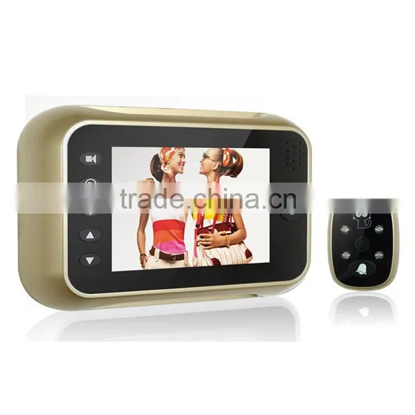 3.5 Inch TFT LCD Color Screen Wide Angle Intercom Home Security Doorbell Digital Electronic Peephole Eye Door Viewer photo-2
