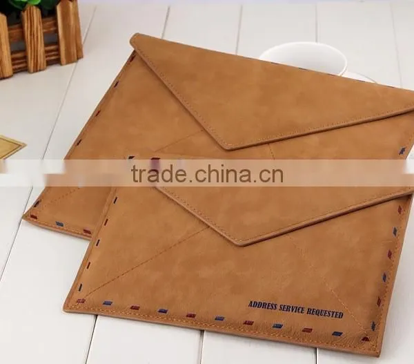Retro Envelope Design Super Slim Leather Case for Ipad Air 2, China Supplier photo-2