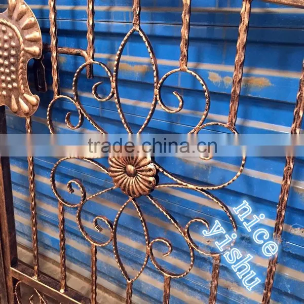 China Wholesaler New Design Iron Main Gate Iron Pipe Gate Design photo-4